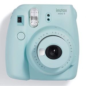 NWT INSTAX MINI 9 Instant Camera with Selfie Mirror (Ice Blue)